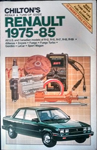 Beispielbild fr Chilton's Repair and Tune-Up Guide: Renault, 1975-85 zum Verkauf von The Yard Sale Store