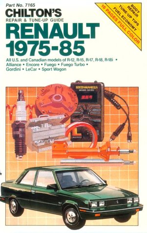 Stock image for Chilton's Repair and Tune-Up Guide: Renault, 1975-85 for sale by The Yard Sale Store