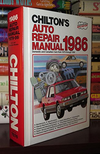 Stock image for Auto Repair Manual 1986 for sale by Discover Books