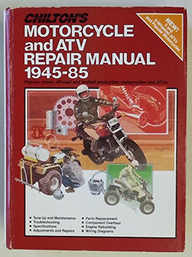 Stock image for Chilton's Motorcycle and Atv Repair Manual, 1945-85 for sale by HPB-Red