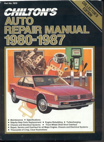 Beispielbild fr Chilton's Auto Repair Manual, 1980-1987 zum Verkauf von Better World Books