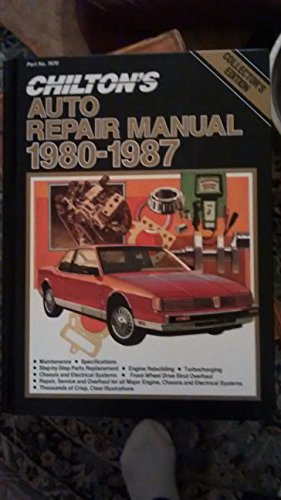 Stock image for Chilton's Auto Repair Manual, 1980-87 - Perennial Edition (Chilton Service Manuals) for sale by BOOK'EM, LLC