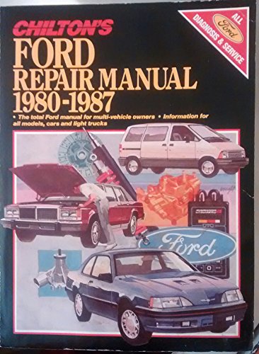 9780801977732: Chilton's Ford Repair Manual, 1980-1987