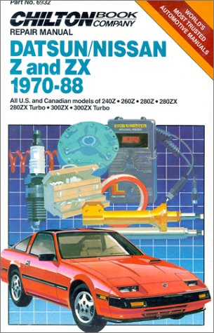 Stock image for Datsun/Nissan Z Zx 1970-88 (Chilton's Repair Manual) for sale by Your Online Bookstore