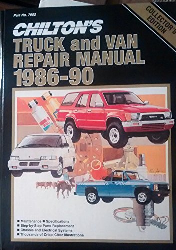 Stock image for Chilton's Truck and Van Repair Manual, 1986-90 - Perennial Edition (Chilton Service Manuals) for sale by Discover Books