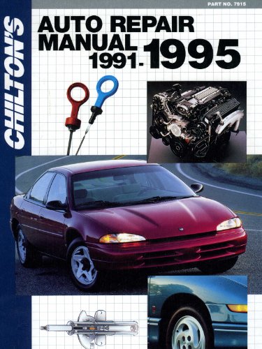 Beispielbild fr Chilton's Auto Repair Manual 1991-1995 (Chilton's Auto Service Manual) zum Verkauf von Bookends