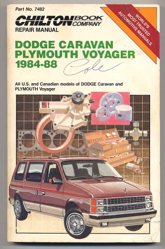 Beispielbild fr Dodge Caravan/Plymouth Voyager 1984-88 Repair Manual zum Verkauf von Wonder Book