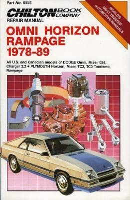 9780801979347: Omni/Horizon Rampage, 1978-89 (Chilton's Repair Manual)