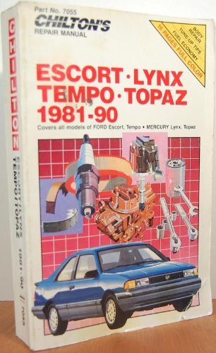 Stock image for Chilton's Repair Manual: Escort, Lynx, Tempo, Topaz, 1981-90 for sale by Books From California