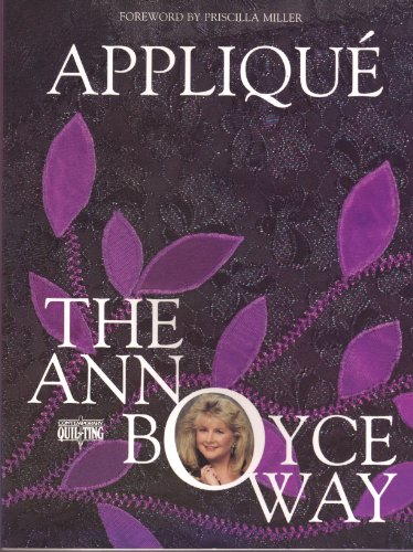 Stock image for Applique the Ann Boyce Way for sale by Black and Read Books, Music & Games
