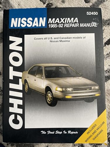Stock image for Chilton's Nissan Maxima 1985-92 Repair Manual for sale by Hindsight Books