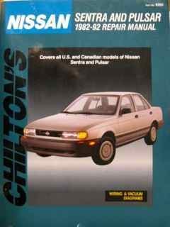 9780801982637: Nissan Sentra and Pulsar 1982-92 Repair Manual (Total Car Care S.)