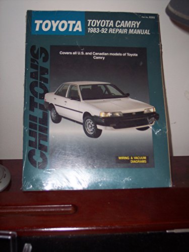 Stock image for Chilton's Toyota: Toyota Camry 1983-92 Repair Manual (Chilton's Total Car Care) for sale by HPB-Ruby