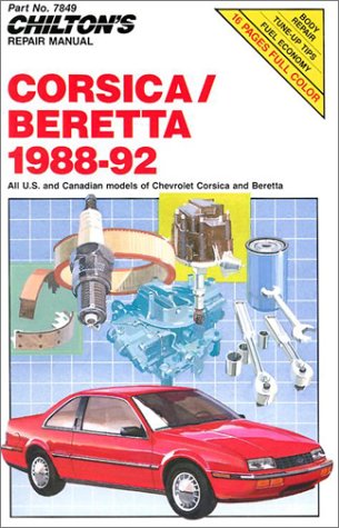 Stock image for Chilton's Repair Manual: Chevrolet Corsica Beretta 1988-92 for sale by ThriftBooks-Dallas