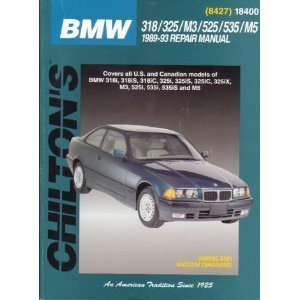 Stock image for BMW: 318/325/M3/525/535/M5 1989-93 for sale by Jenson Books Inc