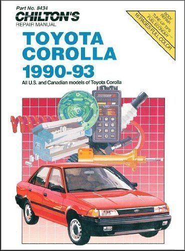 9780801984341: Toyota Corolla, 1990-93 (Chilton's Repair Manual)