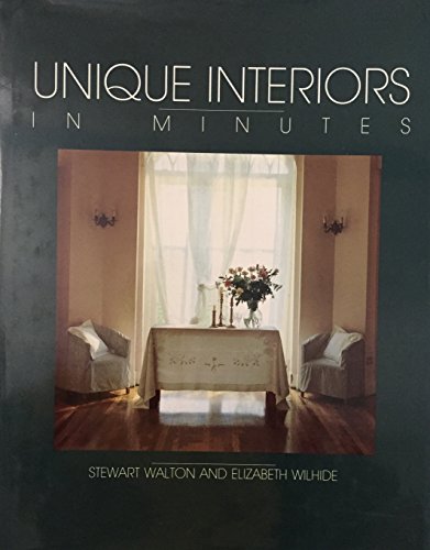 Beispielbild fr Unique Interiors in Minutes zum Verkauf von Wonder Book