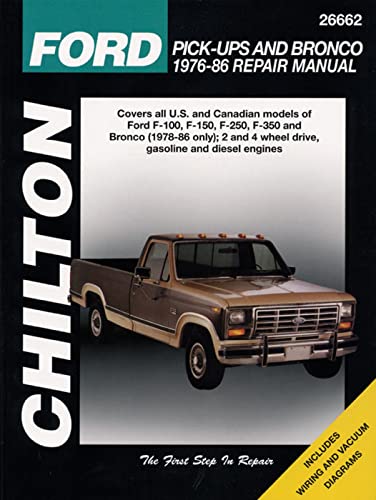 Stock image for Chilton's Ford Pick-ups And Bronco 1976-86 Repair Manual. for sale by Library House Internet Sales