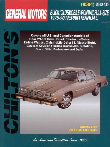 Beispielbild fr General Motors Buick/Oldsmobile/Pontiac Full-Size 1975-90 (Chilton's Total Car Care Repair Manual) zum Verkauf von Virginia Martin, aka bookwitch