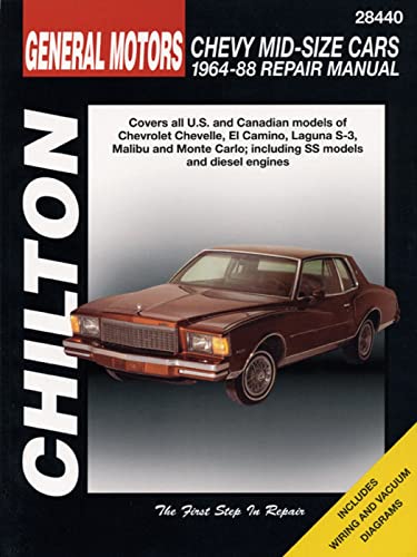 Imagen de archivo de GM Chevrolet Mid-Size Cars, 1964-88 a la venta por ThriftBooks-Dallas