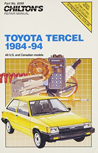 9780801985997: Toyota Tercel 1984-94 (Chilton Model Specific Automotive Repair Manuals)