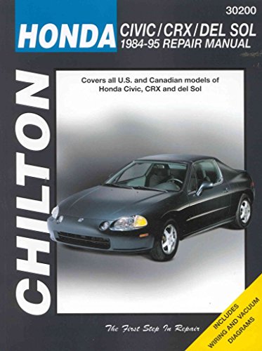 Stock image for Honda: Civic, CRX and del Sol 1984-95 (Chilton's Total Car Care Repair Manual) for sale by Ergodebooks