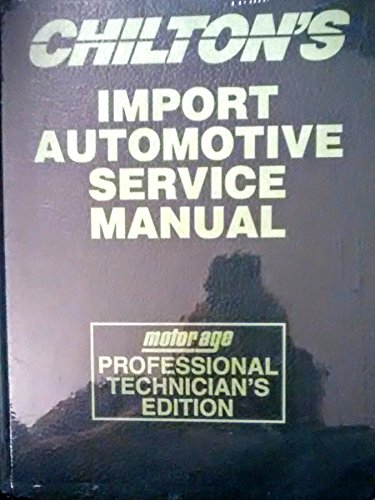 Stock image for Import Automotive Service Manual 1991-95 for sale by HPB-Red