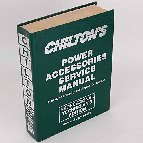 Stock image for Chilton's Power Accessories Service Manual - General Motors Corporation - Professional Technician's Edition - Cars and Light Trucks - 1995 (1993-95) for sale by HPB-Red