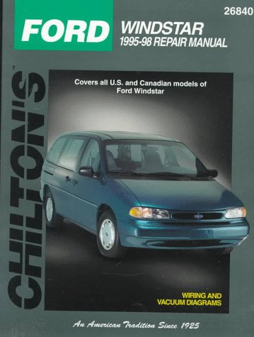 Imagen de archivo de Ford Windstar 1995-98 (Chilton's Total Car Care Repair Manual) a la venta por HPB-Diamond