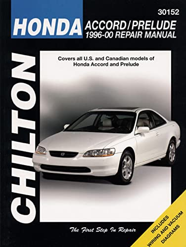

Honda Accord and Prelude, 1996-00 (Chilton Total Car Care Series Manuals)