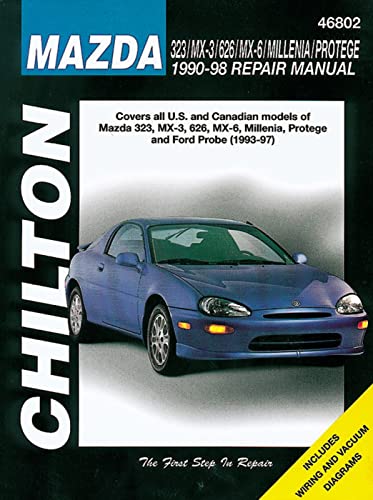 Imagen de archivo de Mazda 323, MX-3, 626, Millenia, and Protege, 1990-98 (Haynes Repair Manuals) a la venta por Off The Shelf