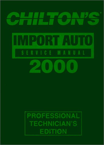 Stock image for Chilton's Import Car Repair Manual 1996-00 for sale by ThriftBooks-Atlanta