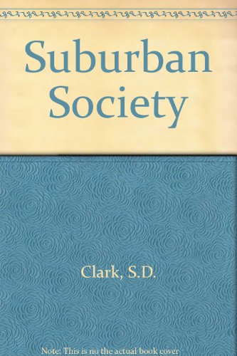 Stock image for The Suburban Society for sale by Neil Shillington: Bookdealer/Booksearch