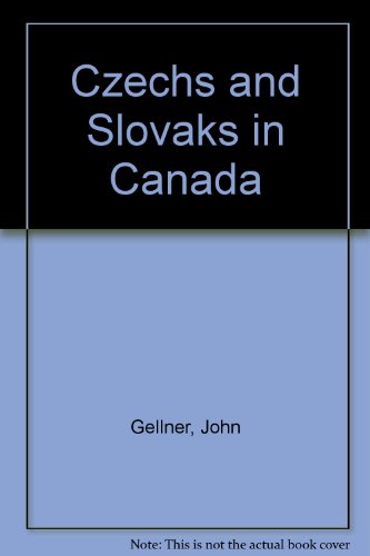 Stock image for Czechs and Slovaks in Canada for sale by Better World Books