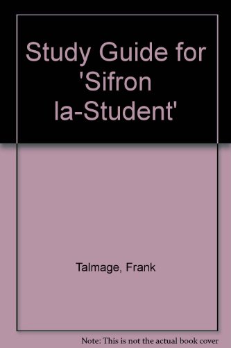 9780802018298: Study Guide for 'Sifron la-Student'