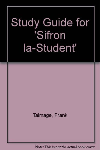 9780802018298: Study guide for Sifron la-student ('alef-bet)