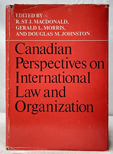 Stock image for Canadian Perspectives on International Law and Organization for sale by G.J. Askins Bookseller