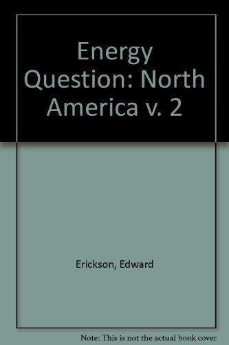 Imagen de archivo de Energy Question : An International Failure of Policy a la venta por Better World Books: West