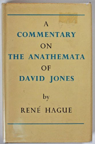 A Commentary on "The Anathemata" of David Jones (9780802022974) by Hague, Rene