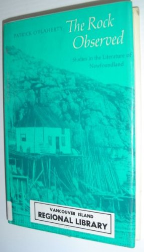 The Rock Observed: Studies in the Literature of Newfoundland