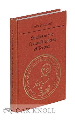 Beispielbild fr Studies in the Textual Tradition of Terence zum Verkauf von Winghale Books