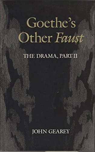 Beispielbild fr Goethe's Other Faust : The Drama, Pt. II zum Verkauf von Better World Books
