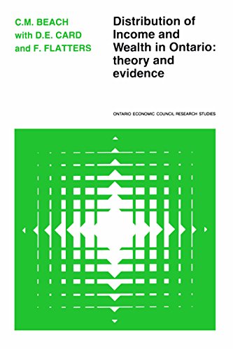 Stock image for Distribution of Income and Wealth: Theory and Evidence (Ontario Economic Council research studies) for sale by Zubal-Books, Since 1961