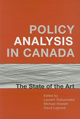 Imagen de archivo de Policy Analysis in Canada a la venta por Better World Books