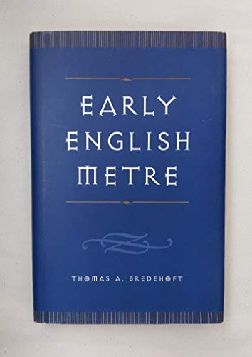 Stock image for Early English Metre for sale by Better World Books