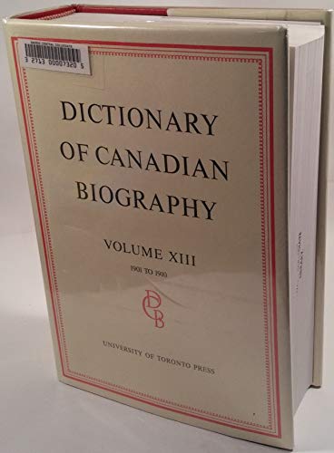 Imagen de archivo de Dictionary of Canadian Biography, 1901-1910 a la venta por Better World Books: West