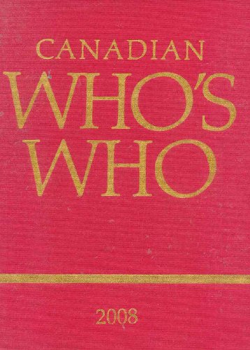 Imagen de archivo de Canadian Who's Who 2008 - Book a la venta por Chapitre.com : livres et presse ancienne