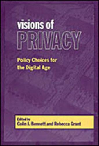 Imagen de archivo de Visions of Privacy: Policy Choices for the Digital Age a la venta por Book Dispensary