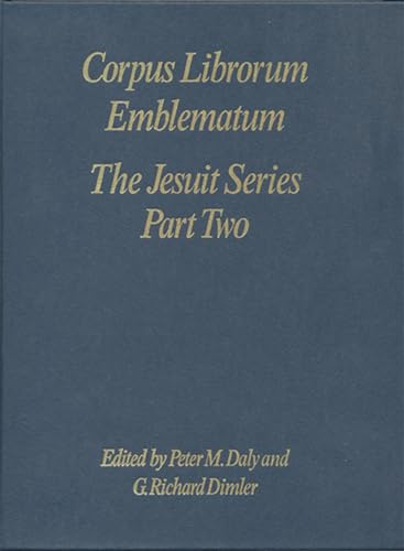 Beispielbild fr The Jesuit Series Part Two (D-E) (Corpus Librorum Emblematum) zum Verkauf von Midtown Scholar Bookstore