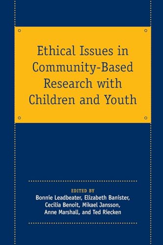 9780802048820: Ethical Issues in Community-Based Research with Children and Youth